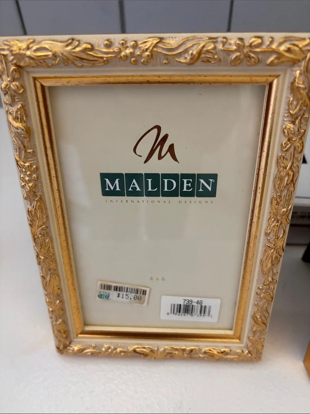 Malden Gold Ornate Pair of Decorative Picture Frames